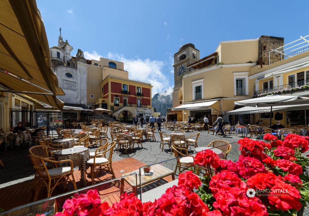 Capri - veduta della piazzetta