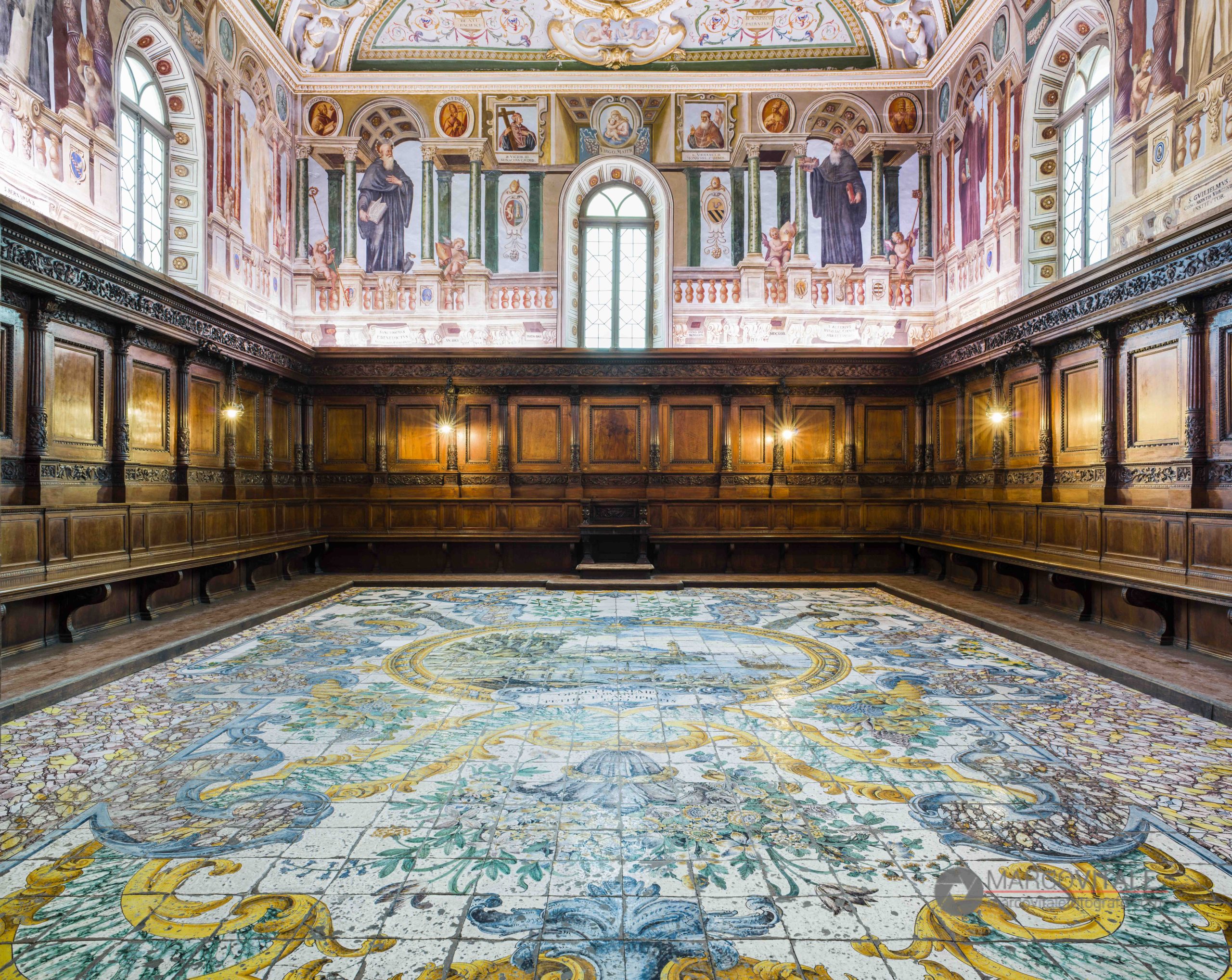 Abbazia Benedettina della SS: Trinità - Sala del Capitolo