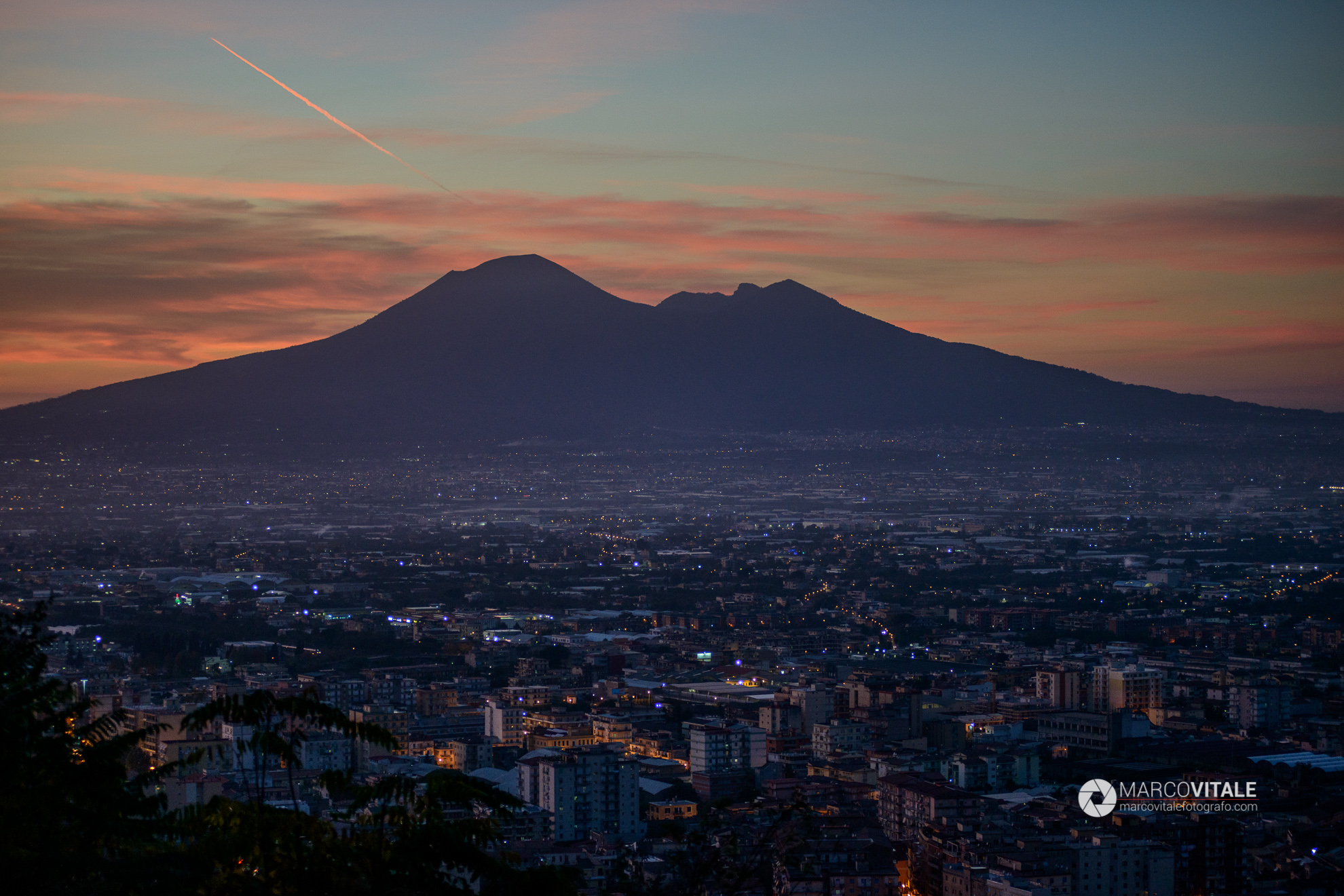 Vesuvio - veduta serale